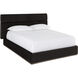 Beckham Quilted Abbington Charred Brown Bed, Queen